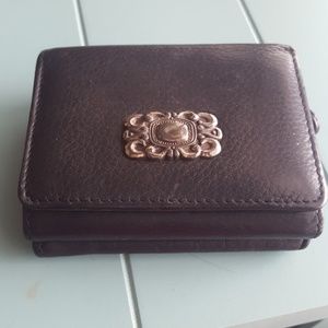 Black Leather Fossil Wallet